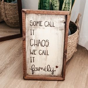 SOLD | rustic family sign